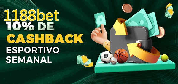 10% de bônus de cashback na 1188bet